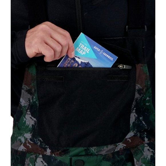 NWT Obermeyer Perseus Camouflage HydroBlock® Sport Ripstop-Weave Snow Ski Bib - Picture 7 of 8